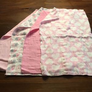 4 Burp Cloths for $6